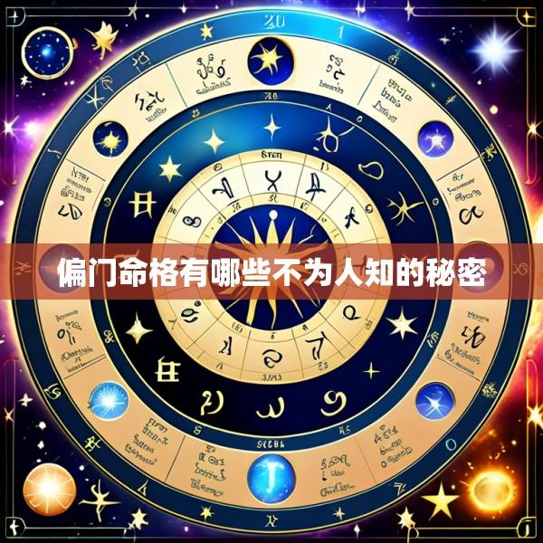 偏门命格有哪些不为人知的秘密