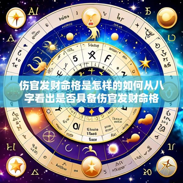 伤官发财命格是怎样的如何从八字看出是否具备伤官发财命格