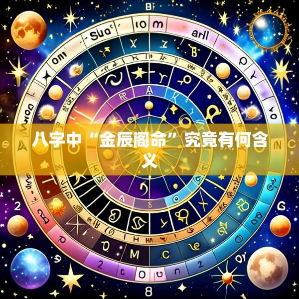 八字中“金辰阁命”究竟有何含义