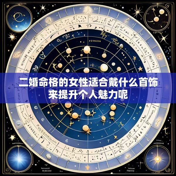 二婚命格的女性适合戴什么首饰来提升个人魅力呢
