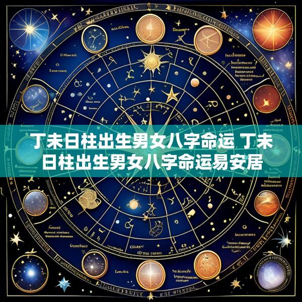 丁未日柱出生男女八字命运 丁未日柱出生男女八字命运易安居