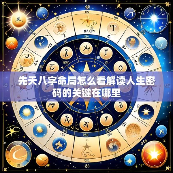 先天八字命局怎么看解读人生密码的关键在哪里