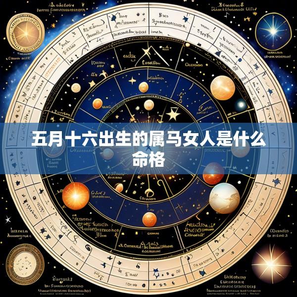 五月十六出生的属马女人是什么命格
