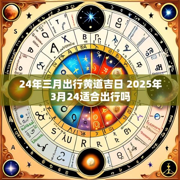 24年三月出行黄道吉日 2025年3月24适合出行吗