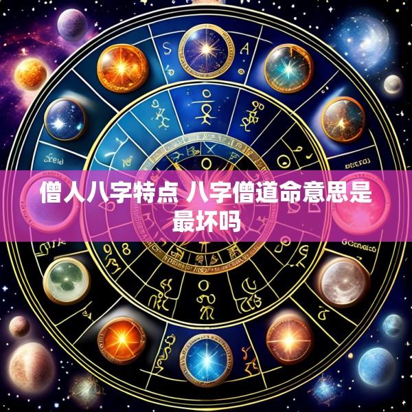 僧人八字特点 八字僧道命意思是最坏吗