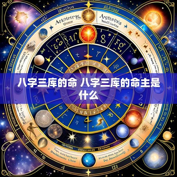 八字三库的命 八字三库的命主是什么