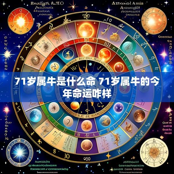 71岁属牛是什么命 71岁属牛的今年命运咋样