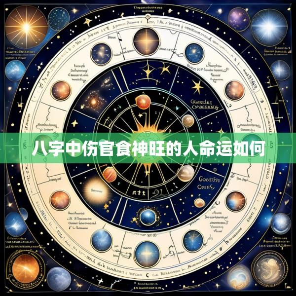 八字中伤官食神旺的人命运如何