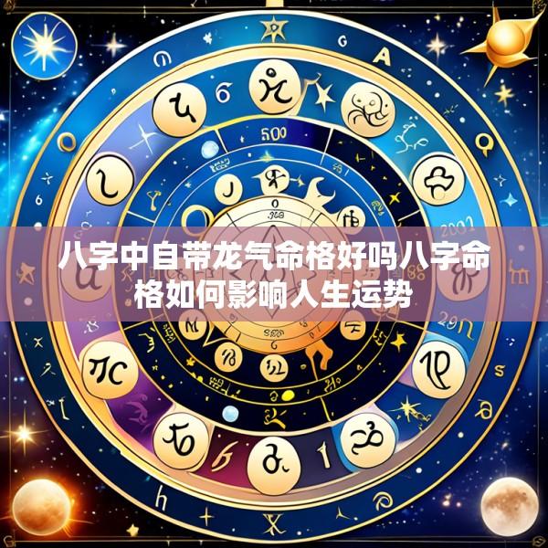 八字中自带龙气命格好吗八字命格如何影响人生运势