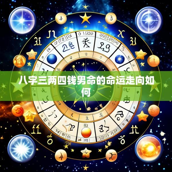 八字三两四钱男命的命运走向如何