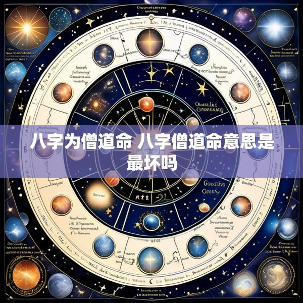 八字为僧道命 八字僧道命意思是最坏吗