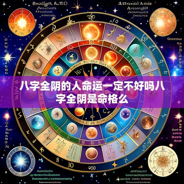 八字全阴的人命运一定不好吗八字全阴是命格么