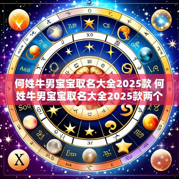 何姓牛男宝宝取名大全2025款 何姓牛男宝宝取名大全2025款两个字