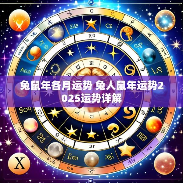 兔鼠年各月运势 兔人鼠年运势2025运势详解