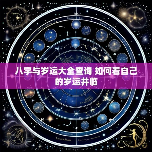八字与岁运大全查询 如何看自己的岁运并临