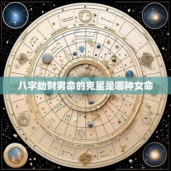 八字劫财男命的克星是哪种女命
