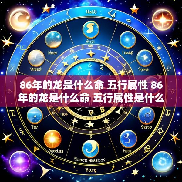 86年的龙是什么命 五行属性 86年的龙是什么命 五行属性是什么
