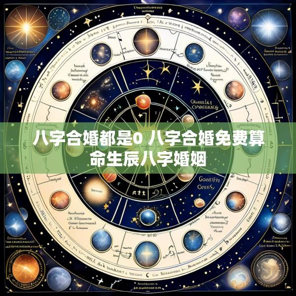 八字合婚都是0 八字合婚免费算命生辰八字婚姻