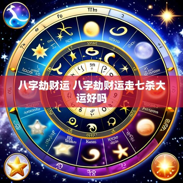 八字劫财运 八字劫财运走七杀大运好吗