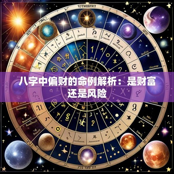 八字中偏财的命例解析：是财富还是风险