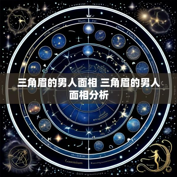 三角眉的男人面相 三角眉的男人面相分析
