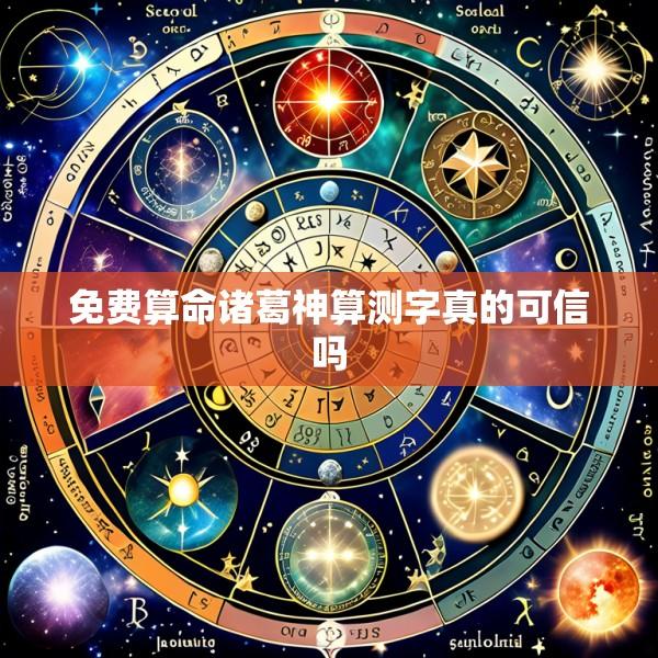 免费算命诸葛神算测字真的可信吗