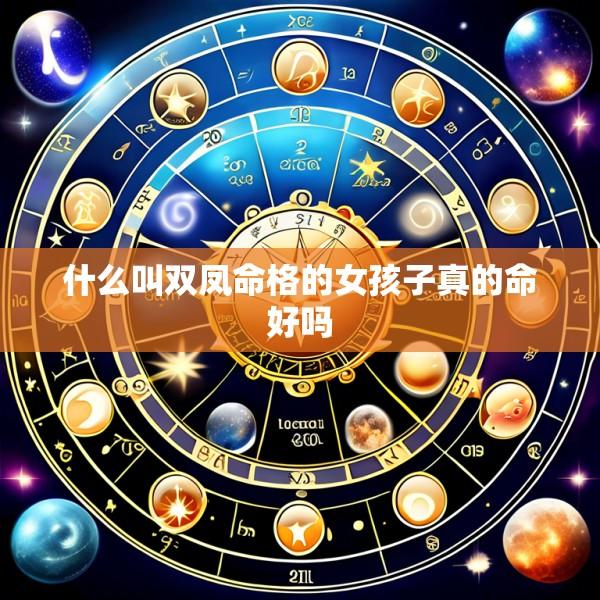 什么叫双凤命格的女孩子真的命好吗