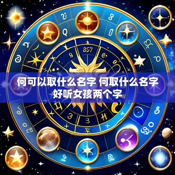 何可以取什么名字 何取什么名字好听女孩两个字