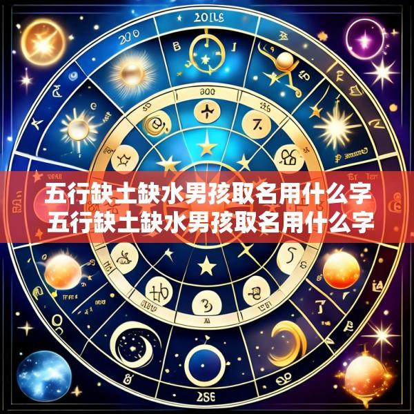 五行缺土缺水男孩取名用什么字 五行缺土缺水男孩取名用什么字