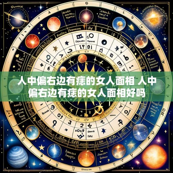 人中偏右边有痣的女人面相 人中偏右边有痣的女人面相好吗
