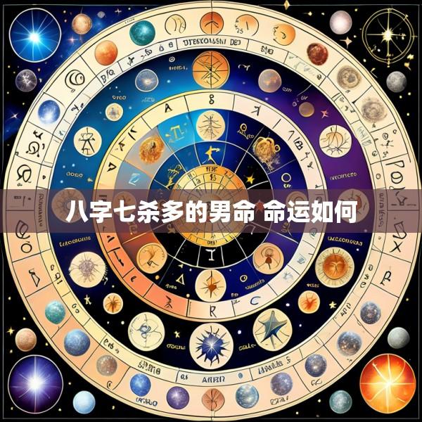 八字七杀多的男命 命运如何