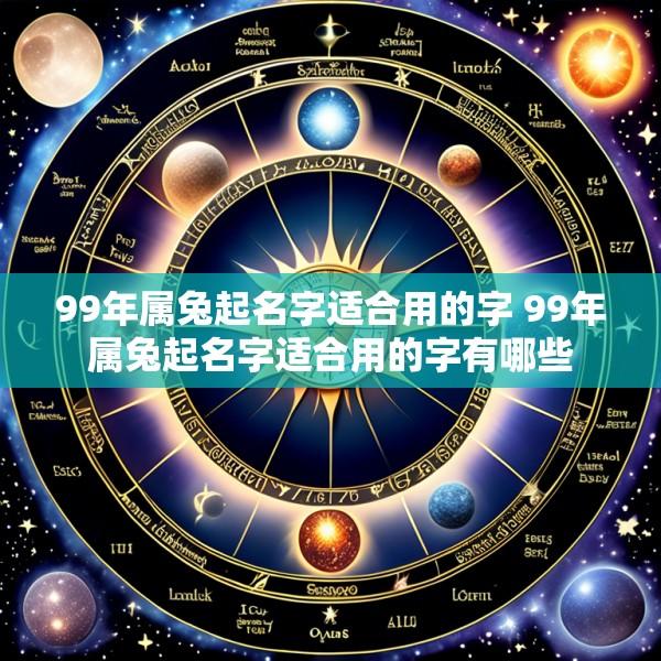 99年属兔起名字适合用的字 99年属兔起名字适合用的字有哪些