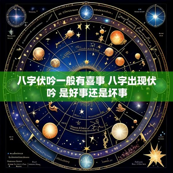 八字伏吟一般有喜事 八字出现伏吟 是好事还是坏事