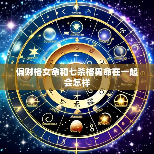 偏财格女命和七杀格男命在一起会怎样