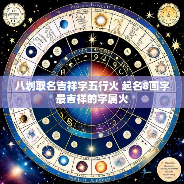八划取名吉祥字五行火 起名8画字最吉祥的字属火