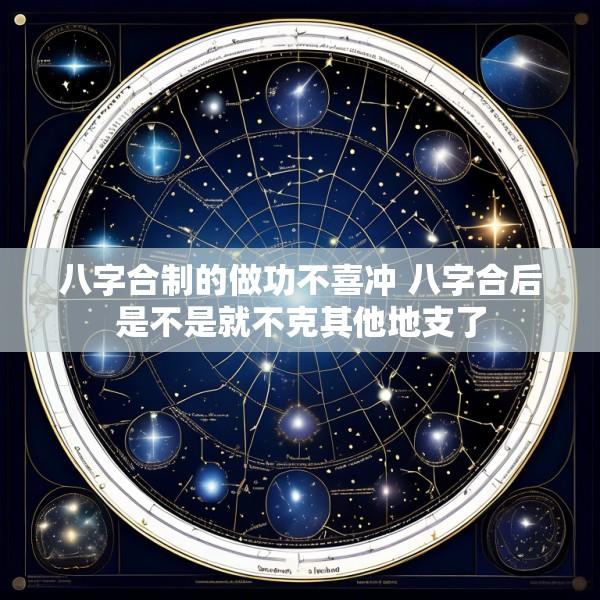 八字合制的做功不喜冲 八字合后是不是就不克其他地支了