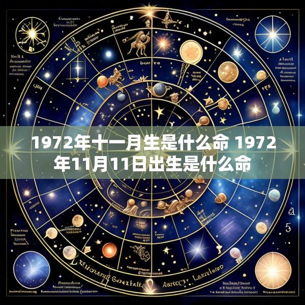 1972年十一月生是什么命 1972年11月11日出生是什么命