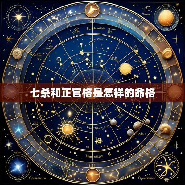 七杀和正官格是怎样的命格