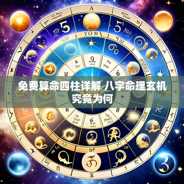 免费算命四柱详解 八字命理玄机究竟为何