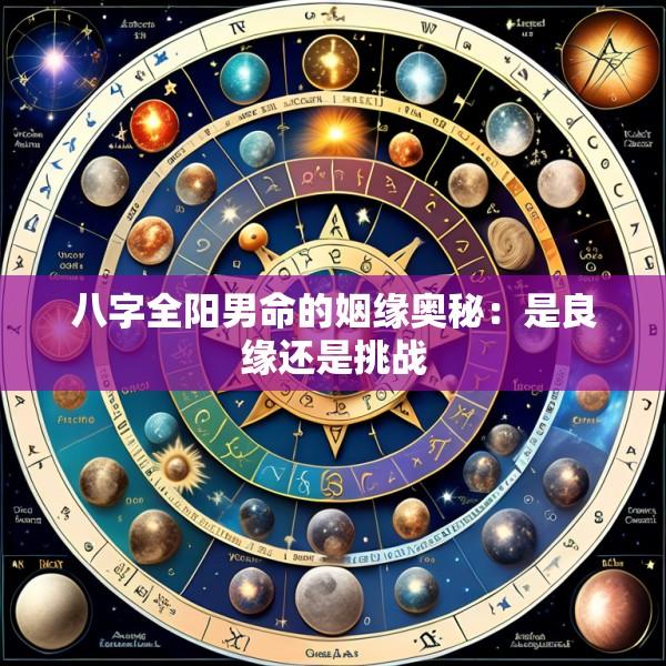 八字全阳男命的姻缘奥秘：是良缘还是挑战