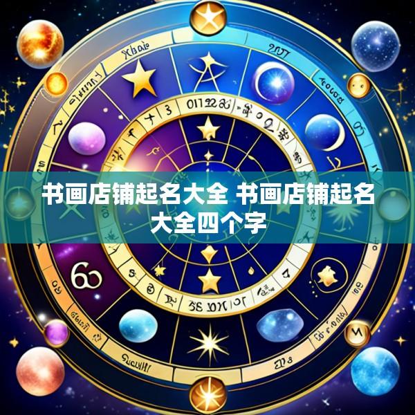 书画店铺起名大全 书画店铺起名大全四个字