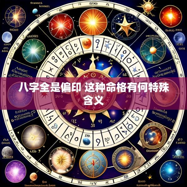 八字全是偏印 这种命格有何特殊含义