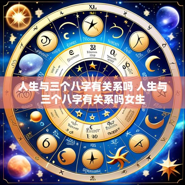 人生与三个八字有关系吗 人生与三个八字有关系吗女生