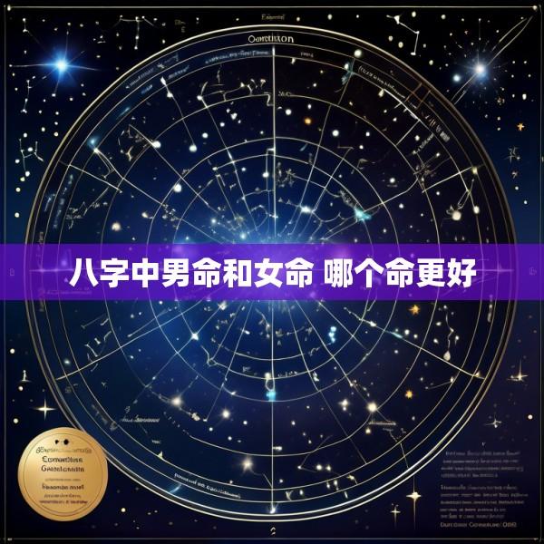 八字中男命和女命 哪个命更好