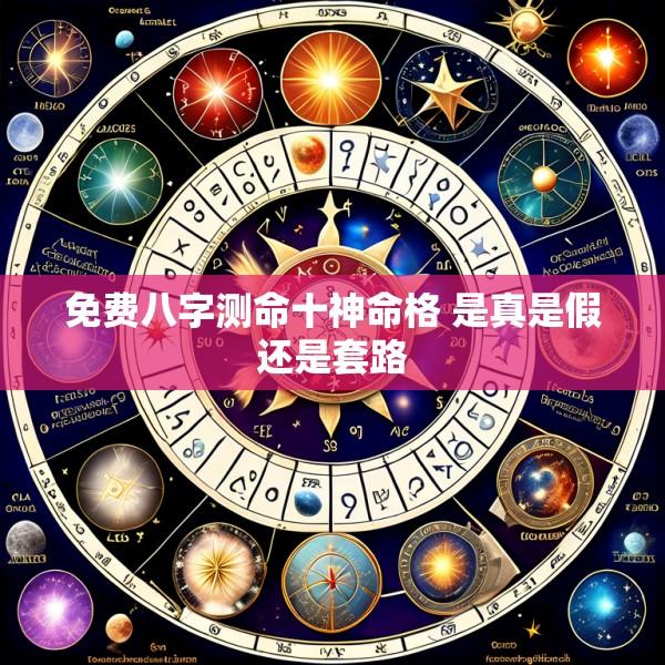 免费八字测命十神命格 是真是假还是套路