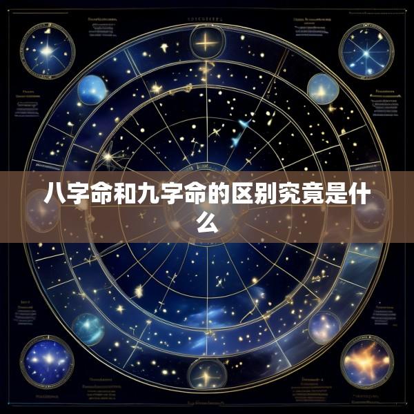 八字命和九字命的区别究竟是什么