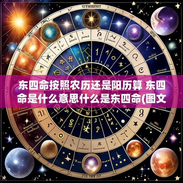 东四命按照农历还是阳历算 东四命是什么意思什么是东四命(图文)