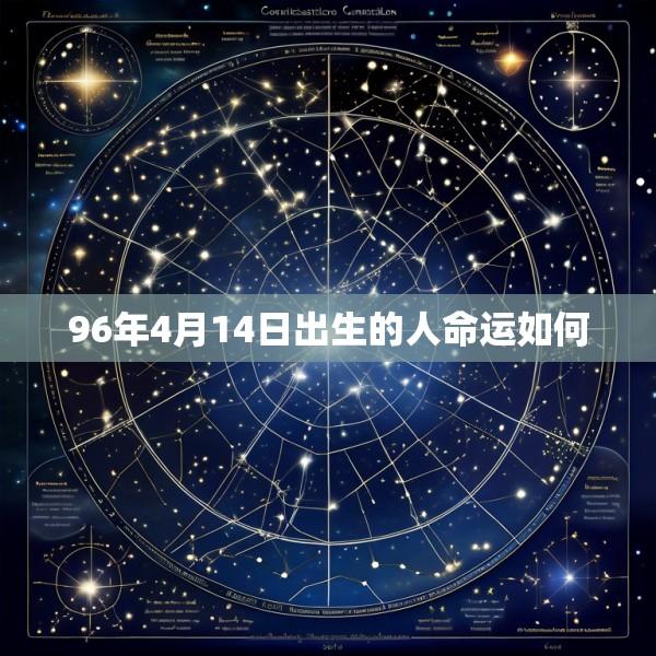 96年4月14日出生的人命运如何