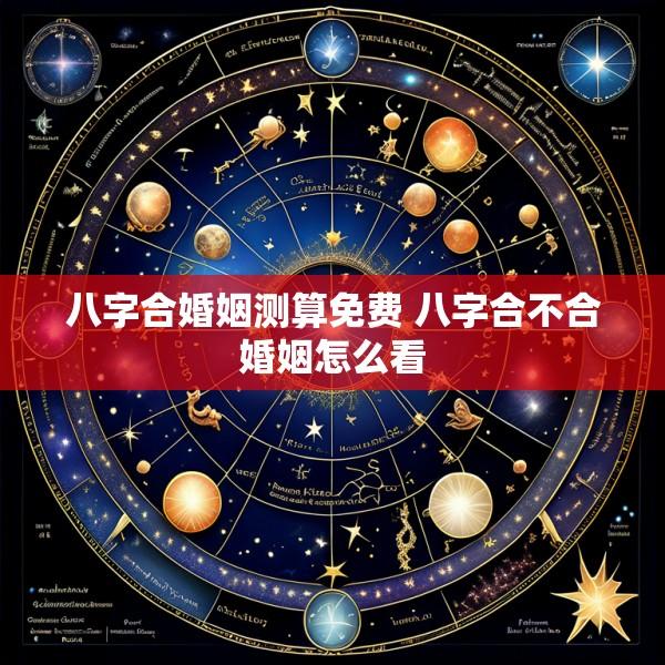 八字合婚姻测算免费 八字合不合婚姻怎么看