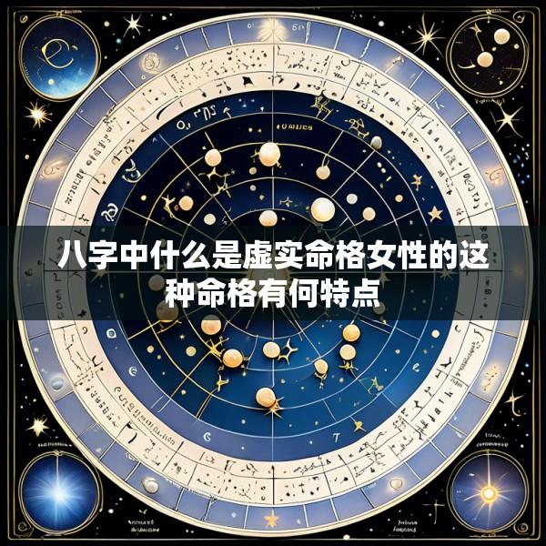 八字中什么是虚实命格女性的这种命格有何特点